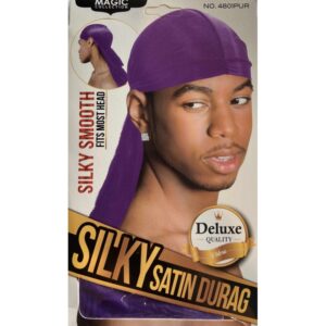 Purple Satin Bonnet